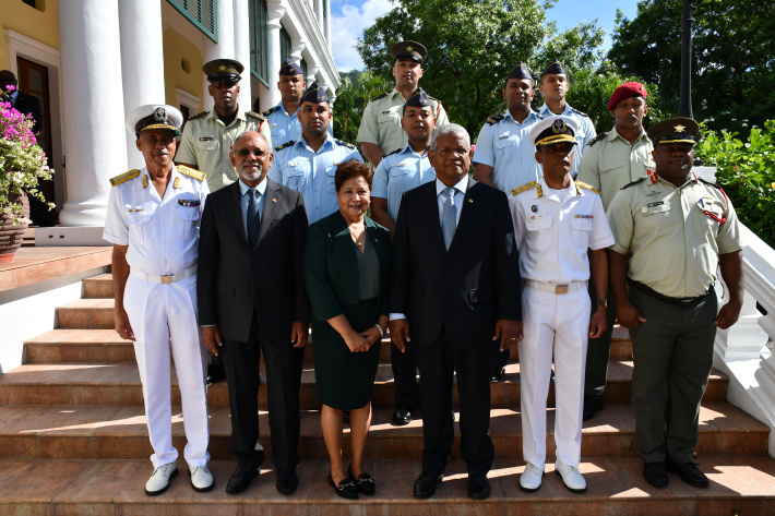 SDF promotes eight officers