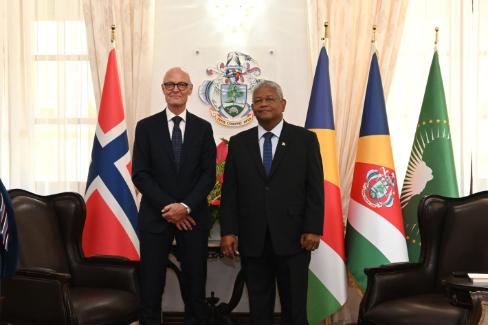 Norwegian ambassador bids farewell to Seychelles