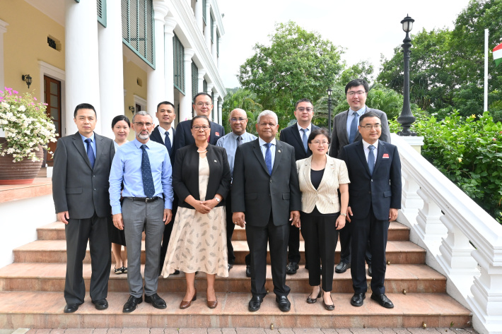 President bids farewell to 19th Chinese medical team after two years of service