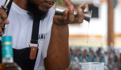 Up Close with Praslinois mixologist Jones Anacoura