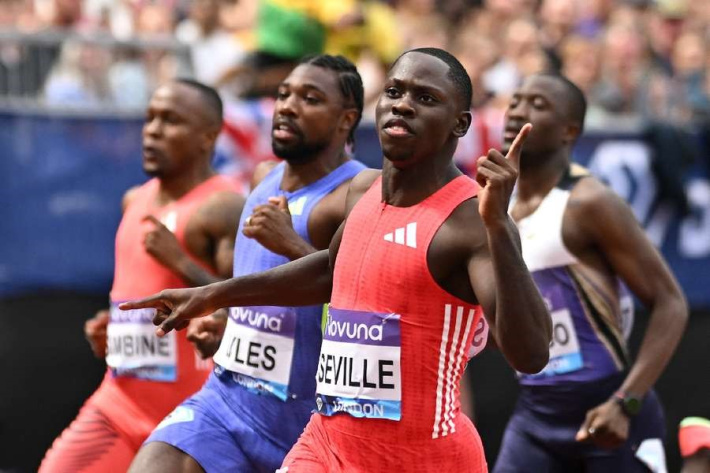 Seville leaves Lyles trailing in Lausanne, Hodgkinson wins again