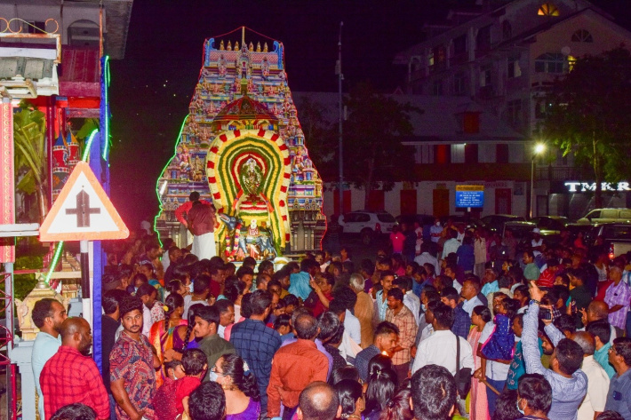 Hindu chariot procession in Victoria on Wednesday August 27, 2025