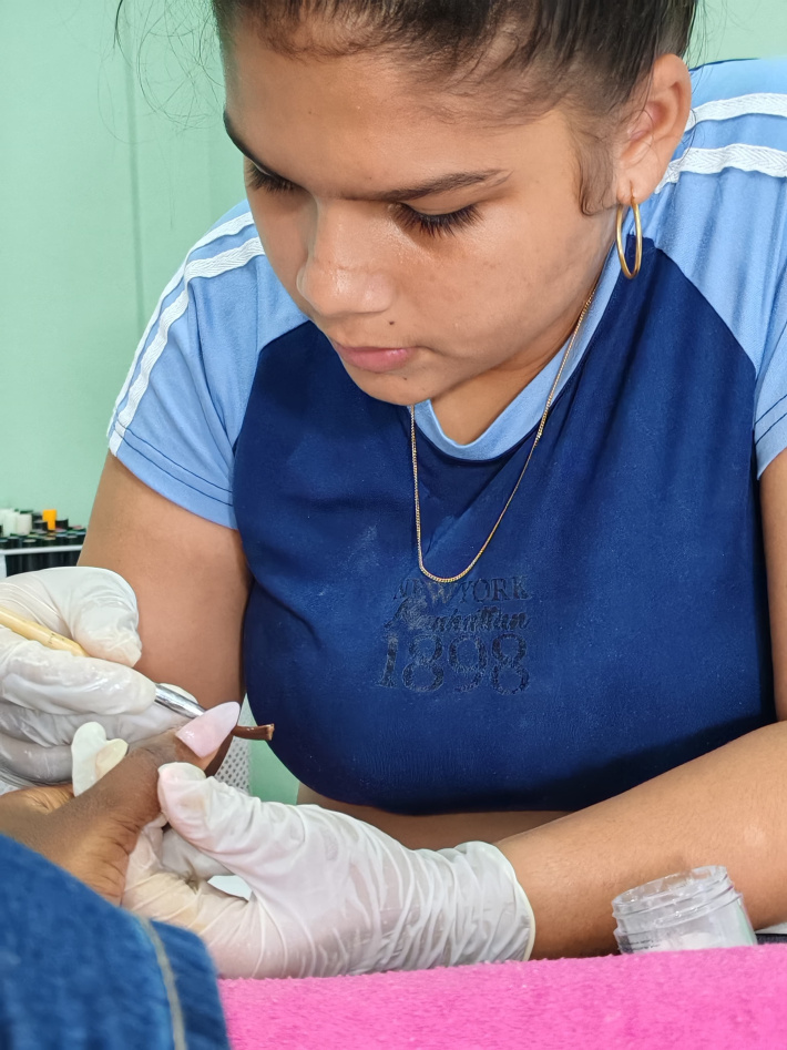 Up Close … with part-time nail technician, Hannah Morel