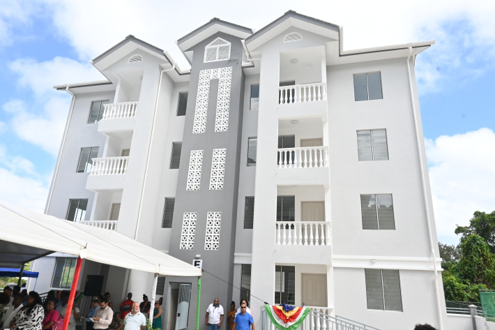 Anse Aux Poules Bleues Housing Estate opens