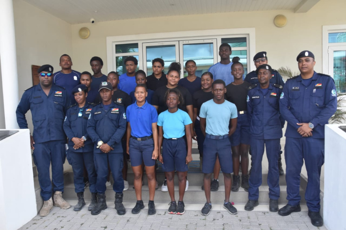 SMA students complete intensive training with Marine Police