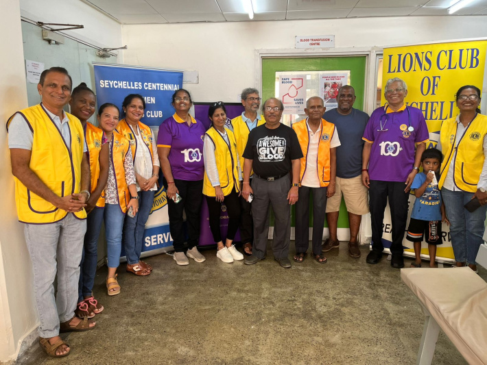 Lions Club of Seychelles hosts blood drive