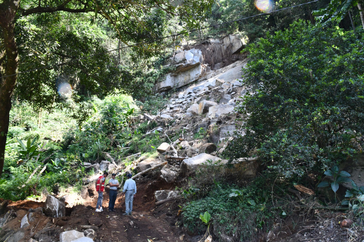 Beolière road to partially reopen this weekend as boulder removal progresses smoothly