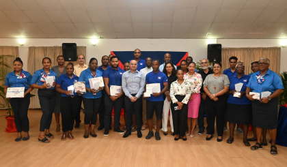 Seychelles Postal Services Long Service Award