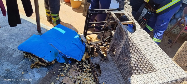 Dife i parsyelman afekte en lakaz lo Praslin