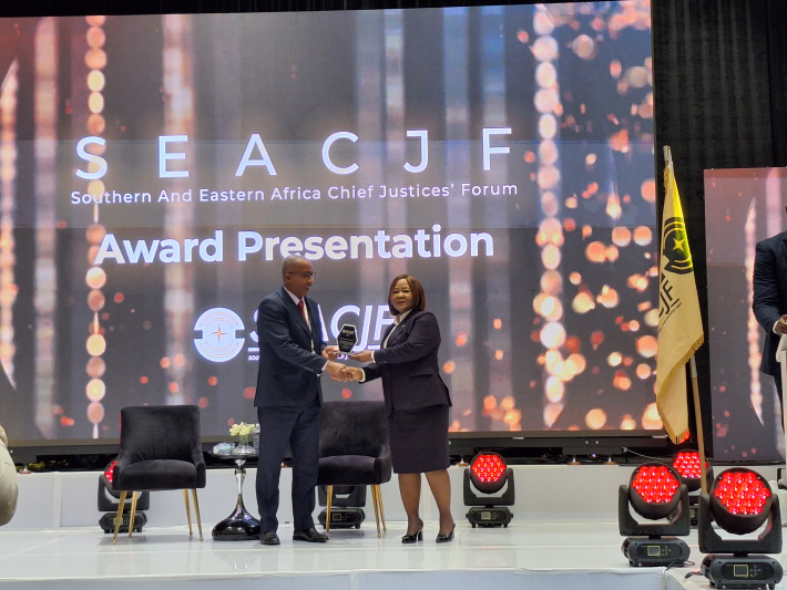 Chief Justice of Seychelles honoured by SEACJF for contribution to rule of law