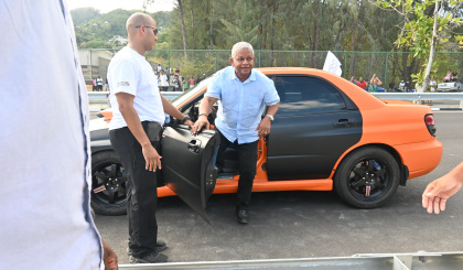Seychelles inaugurates official race track for motorsports