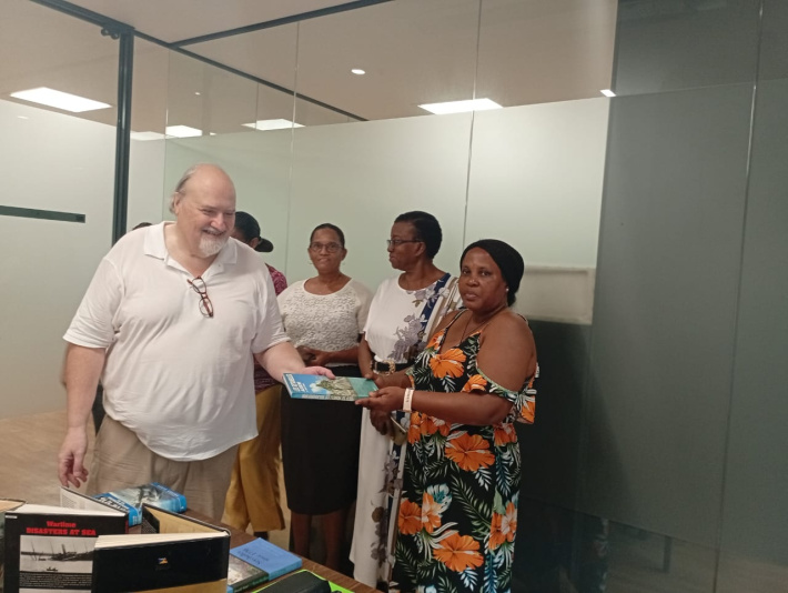 Postal history expert donates books to National Library