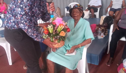 Regina Lepathy, 101 years old and still going strong