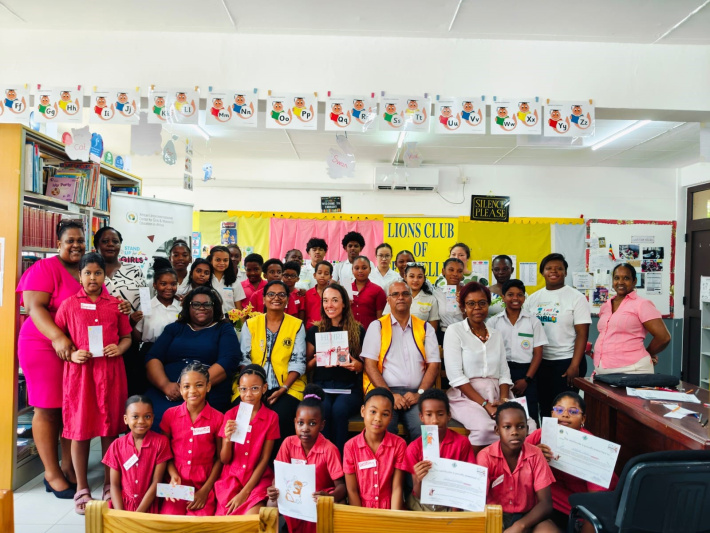 Lions Club of Seychelles partners in reading buddies engagement to inspire young minds