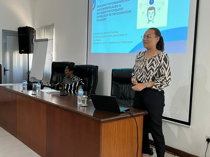 Organisations on Praslin gain insights into psychosocial hazards and stress management