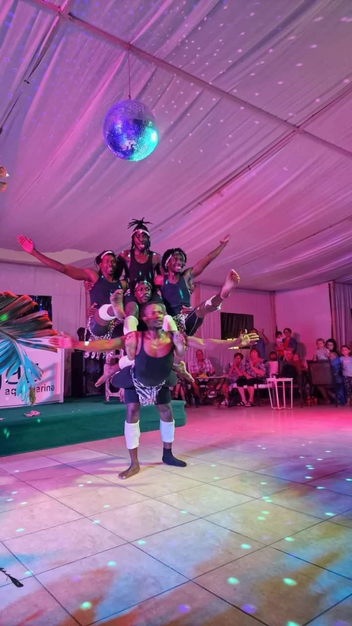 Kenyan gymnast Richard Kalume Kiringi