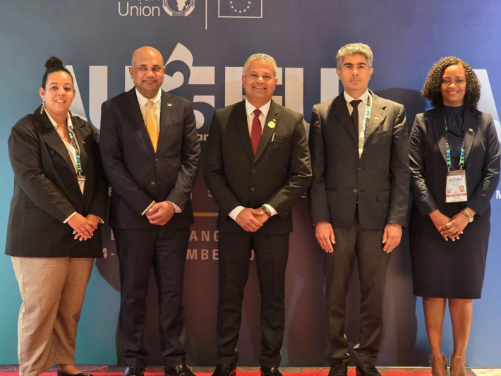 Vice-President Pillay leads Seychelles delegation at AU–EU Summit in Angola