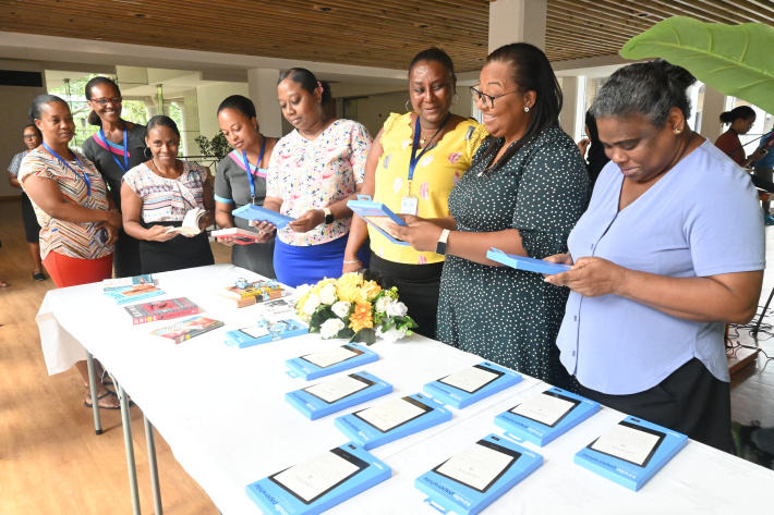German embassy donates 14 kindles to Seychelles National Library