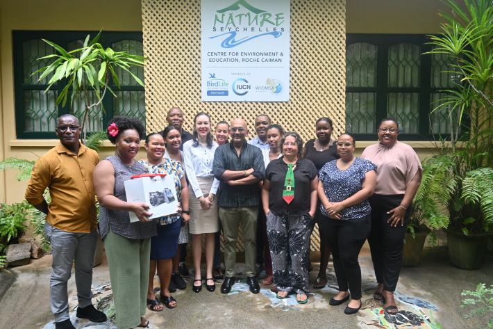 Nature Seychelles donates drone to obtain data about wetlands