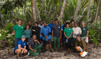 Vegetation cleanup to boost sea turtle nesting on Ste Anne