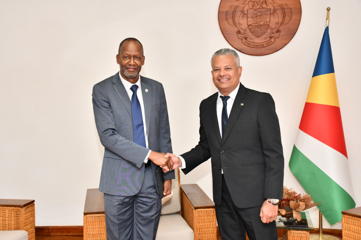 Vice-President Pillay receives SADC executive secretary