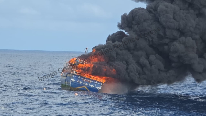 Seychelles Defence Forces intercepts foreign vessel engaged in illegal fishing