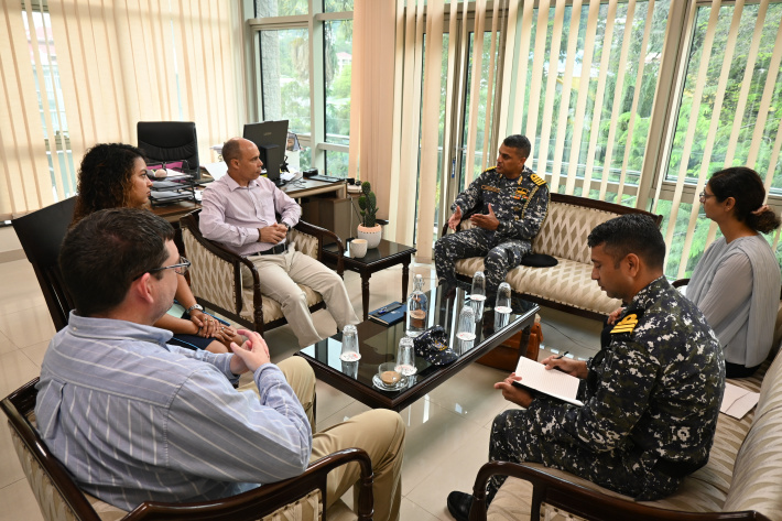 Seychelles government receives hydrographic survey data from India   