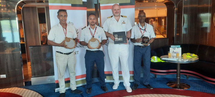 Majestic Queen Anne graces Port Victoria