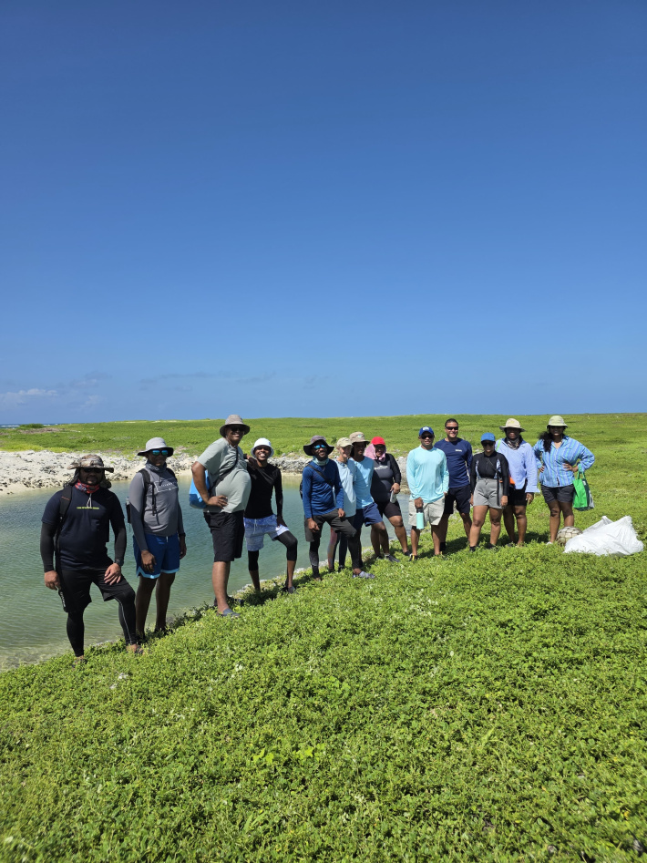 Marine Spatial Plan Unit leads multi-agency visit to remote MPAs in Farquhar and Alphonse