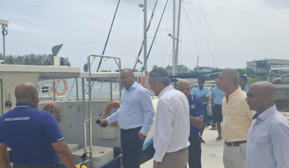 Minister for Fisheries, Agriculture and Blue Economy visits Seychelles Maritime Academy