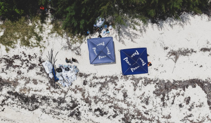 143.7kgs of waste collected on Île Longue   