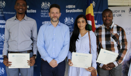 Chevening scholars return to strengthen Seychelles' financial sector