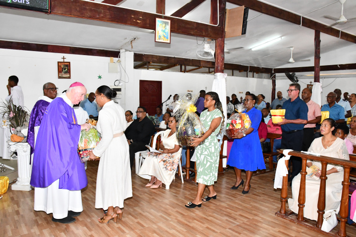 Deacon Louis Agathine marks 30 years of diaconal service with special mass and charity drive