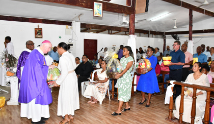 Deacon Louis Agathine marks 30 years of diaconal service with special mass and charity drive