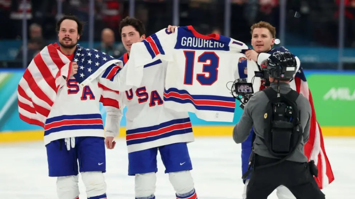 USA win men's Olympic ice hockey gold for first time in 46 years