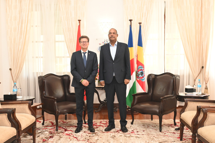 New Ambassador of Switzerland to Seychelles presents credentials