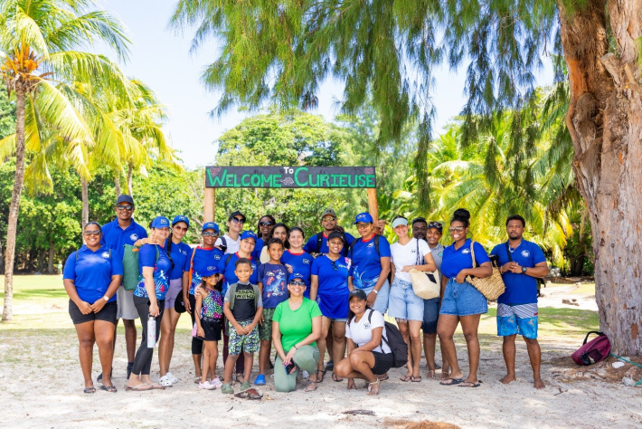 HSI team joins annual giant Aldabra tortoise census on Curieuse Island