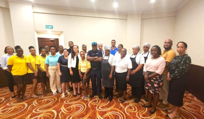 Minister Idith Alexander embarks on workplace visits