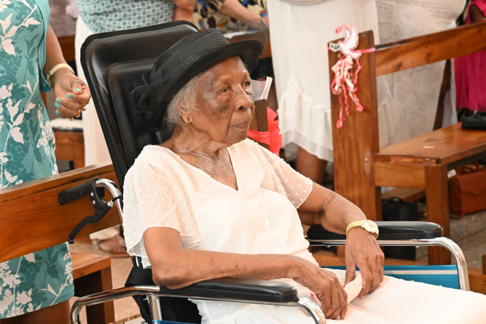 Takamaka community bids farewell to centenarian Regina Lepathy