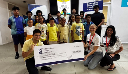 ISS student council donates R20,000 to SSPCA