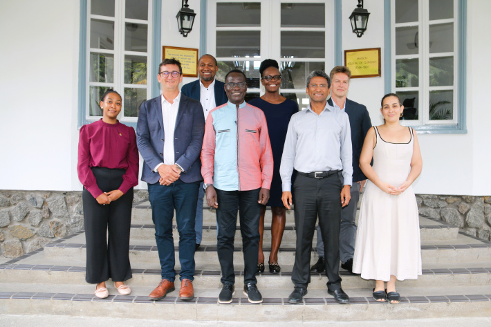 IUCN delegation pays courtesy call on Minister Barry Faure