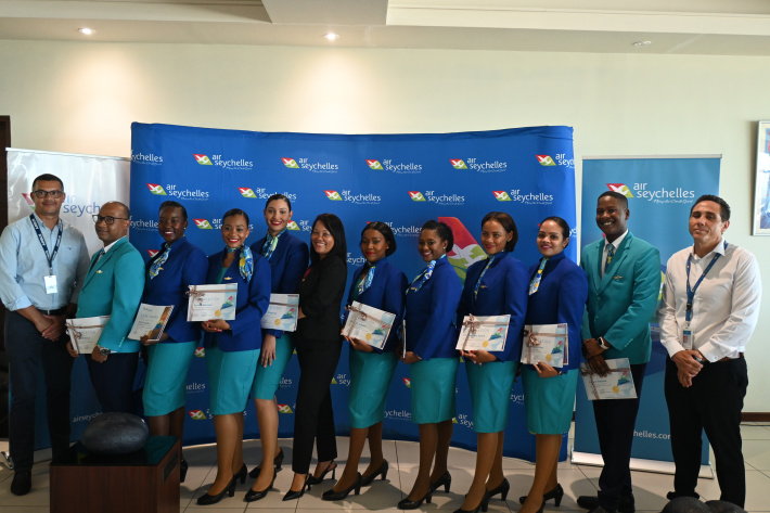 Minister Laporte attends graduation ceremony of second batch of cabin crew