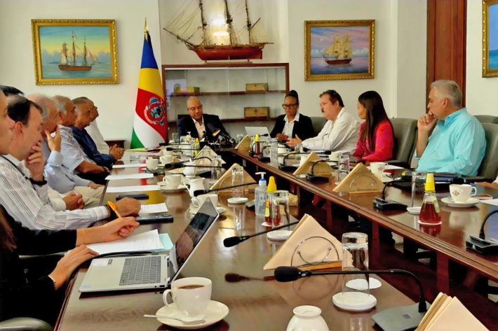President Herminie chairs inaugural meeting of economic advisory council