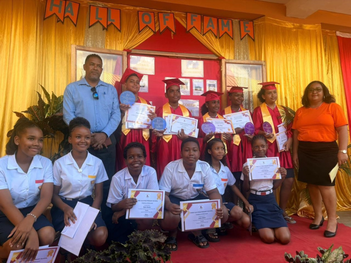 Anse Aux Pins primary school celebrates excellence