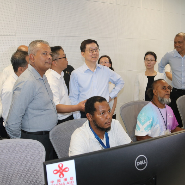 Chinese Vice President Han Zheng tours new SBC House