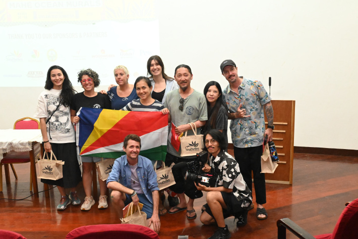 Mahé ocean murals project concludes with panel discussion