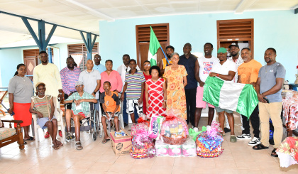    Nigerians bring joy to Anse Boileau Home for the Elderly