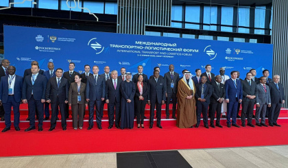 Minister Veronique Laporte attends International Transport and Logistics Forum in St. Petersburg