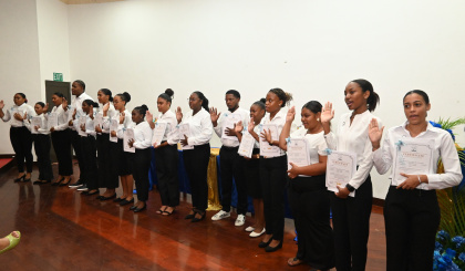 17 nurses sworn in to serve Seychelles’ health sector