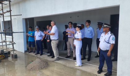 Japan confirms completion of Marine Police headquarters at Île Perseverance in June